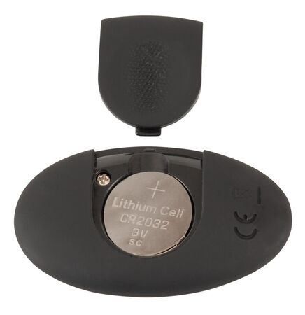 Черная анальная вибропробка с функцией расширения RC Butt Plug with 3 functions